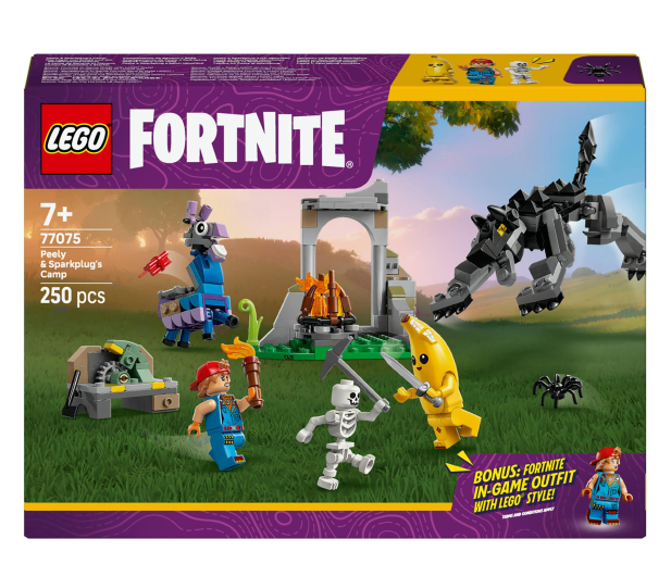 LEGO Fortnite 77075 Skórek i Iskra oraz obóz - 1331671 - zdjęcie